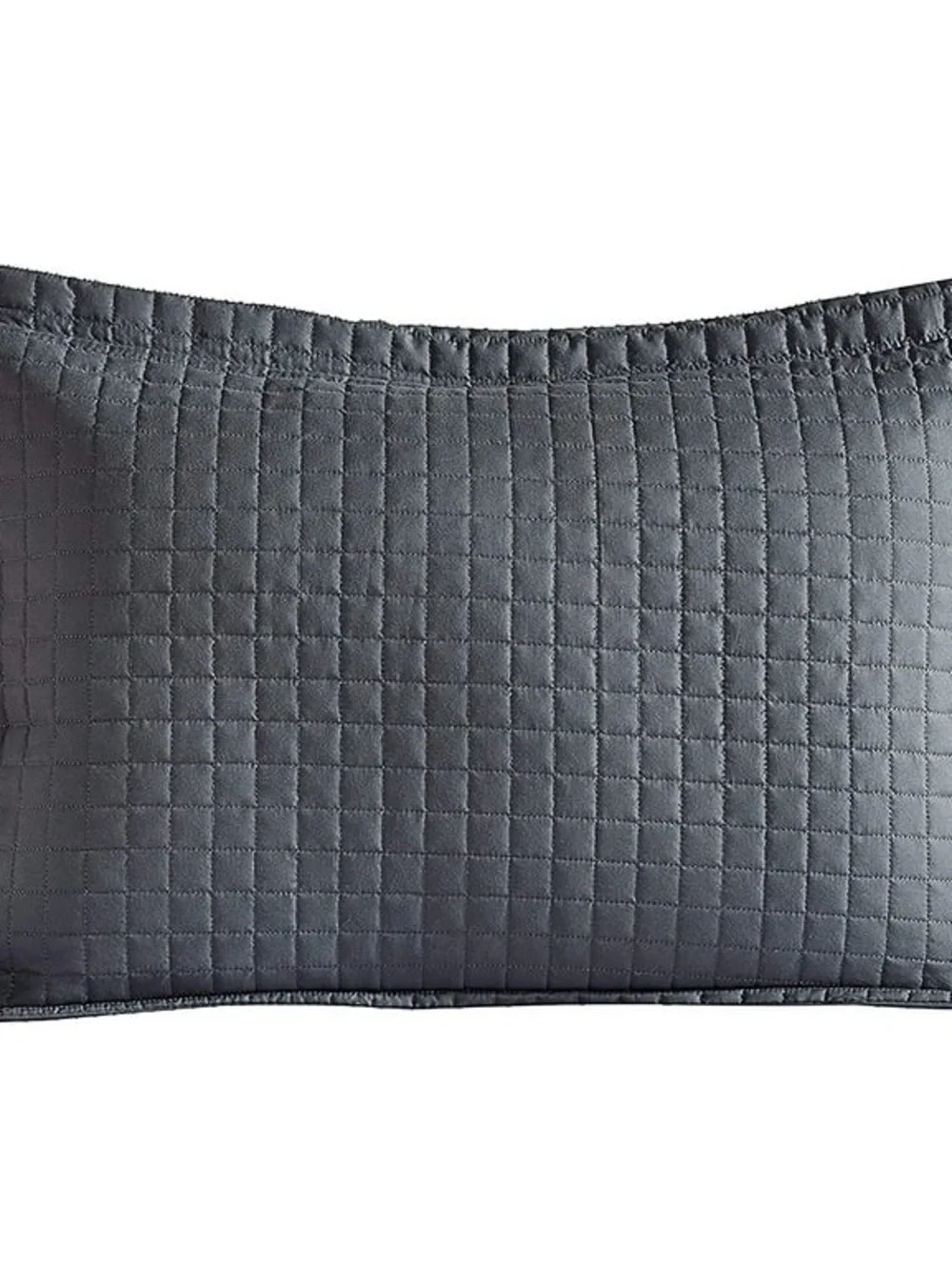 Gray Quilted Queen 3 piece Bedspread Set